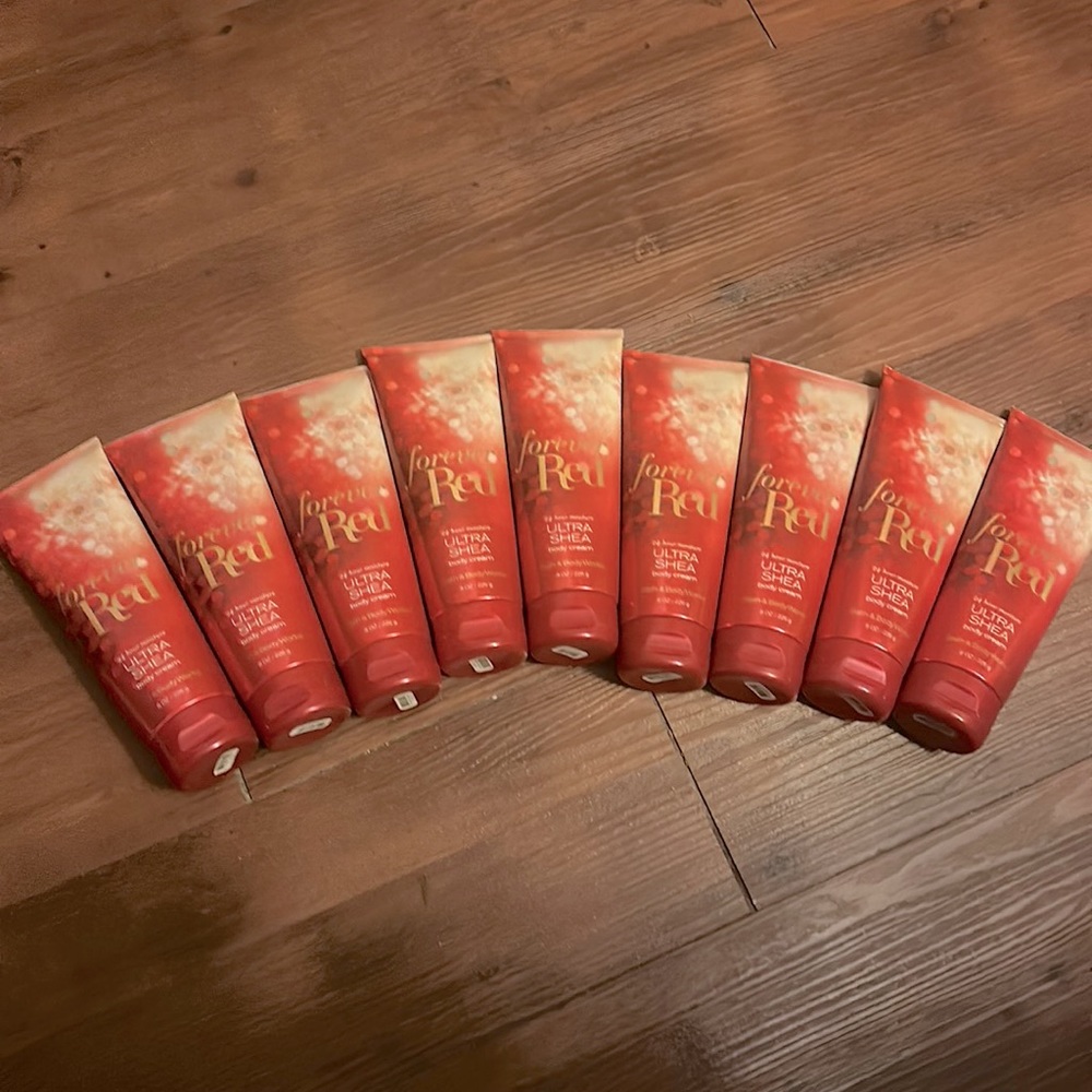 9 forever red ultra shea body cream brand new never used.